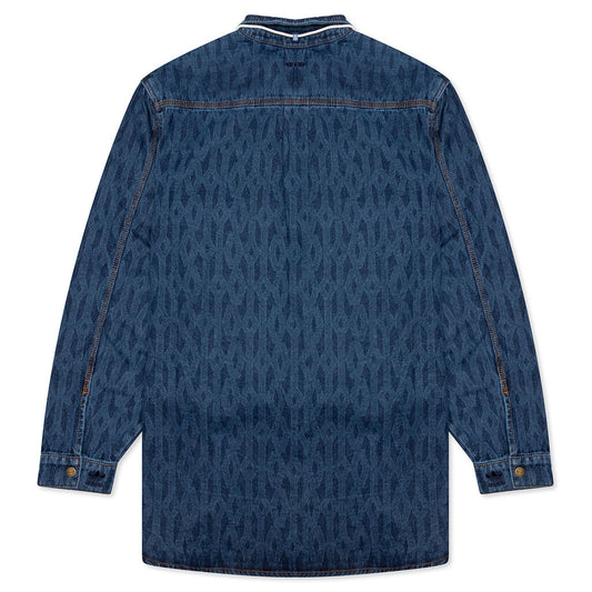adidas Originals x Ivy Park MNG Denim Shirt - Dark Denim