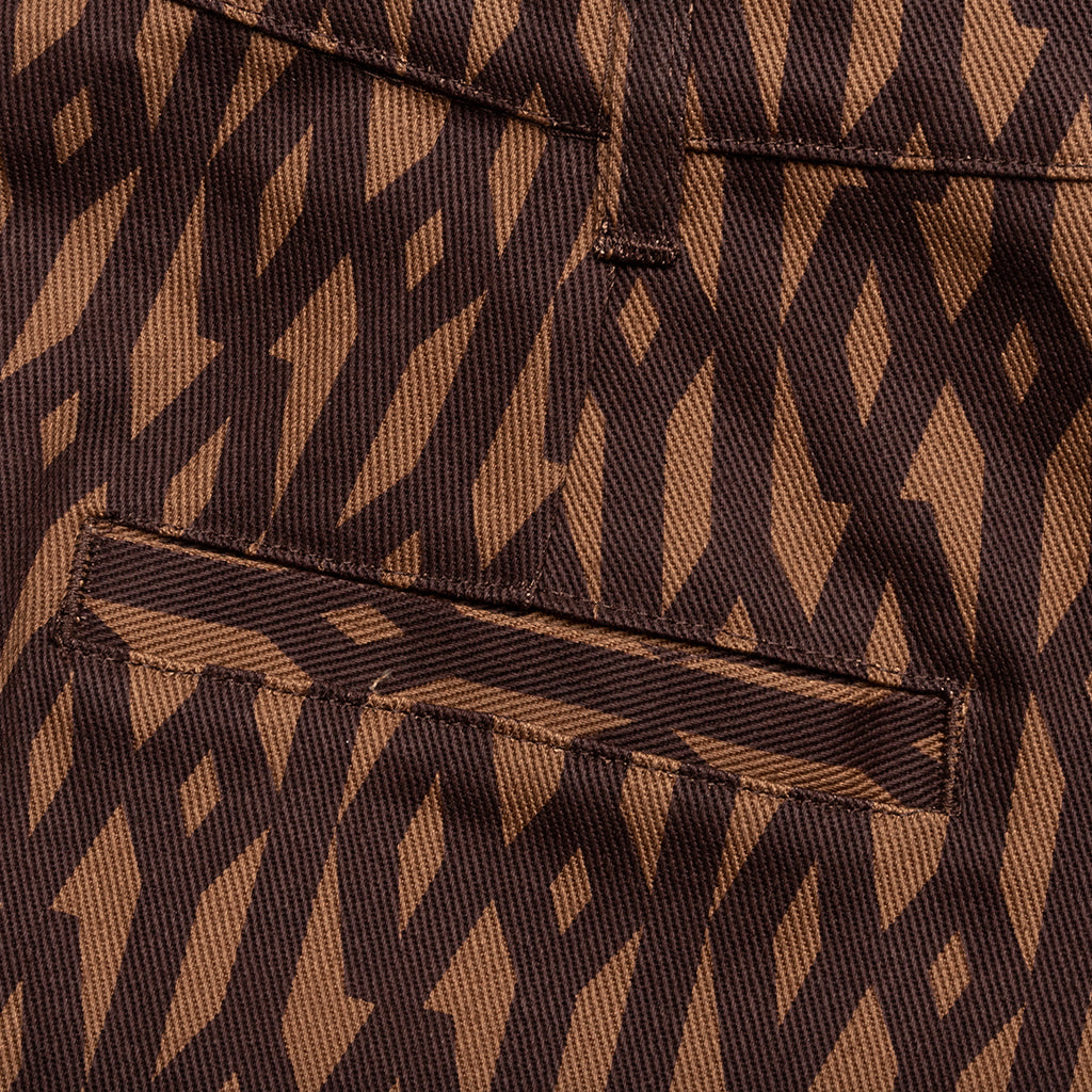 adidas Originals x Ivy Park Monogram Skirt - Wild Brown/Night Red