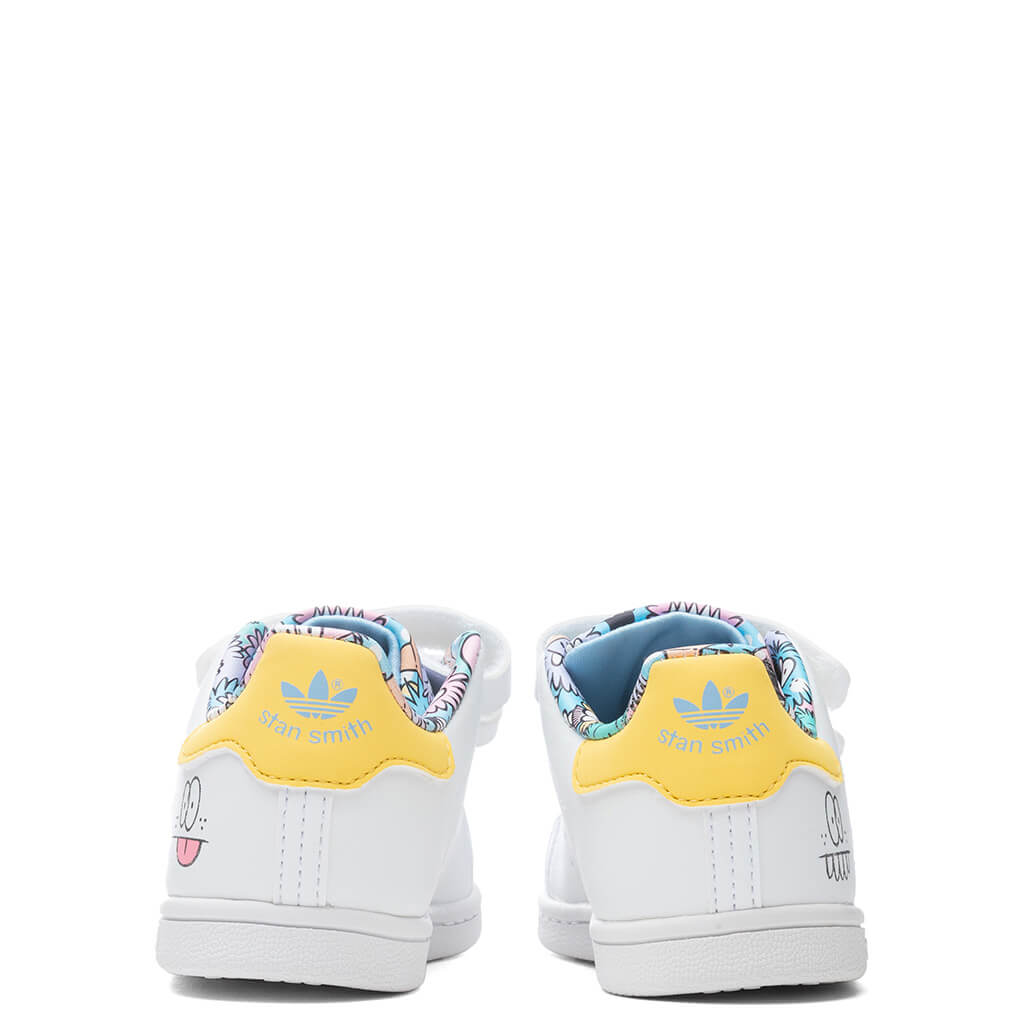 adidas Originals x Kevin Lyons Toddler Stan Smith - Cloud White/Clear Sky