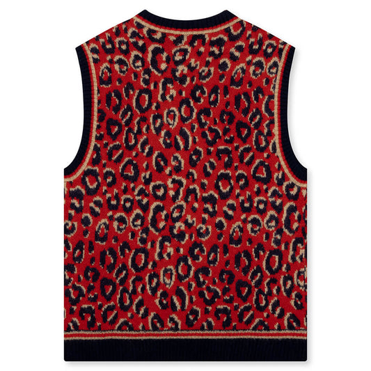 adidas Originals x Wales Bonner Knit Vest - Collegiate Navy/Magic Beige/Better Scarlet