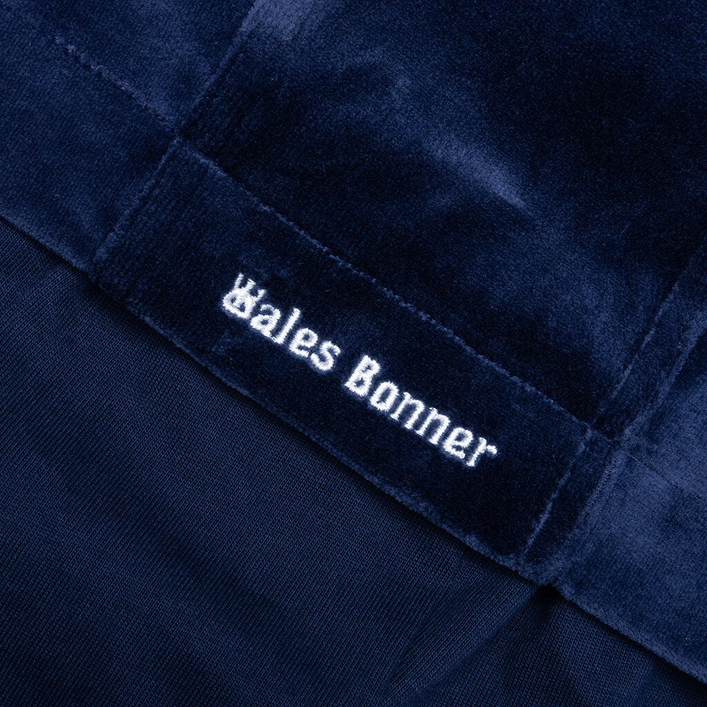 adidas Originals x Wales Bonner Velour Track Jacket - Collegiate Navy