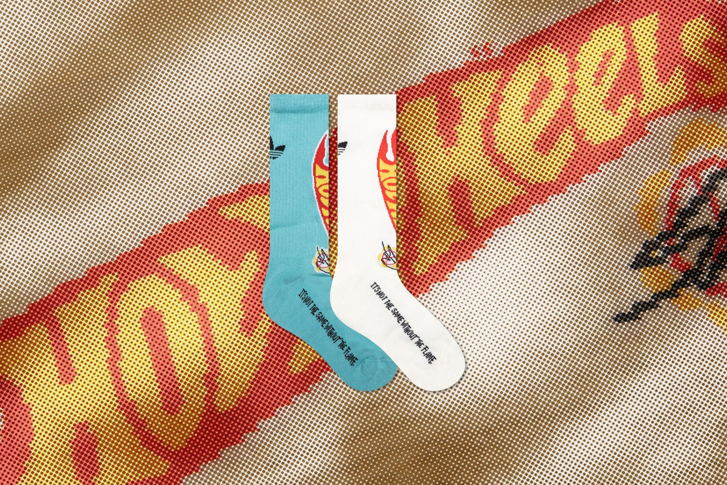 adidas Originals x Sean Wotherspoon x Hot Wheels Crew Sock - Minton/White
