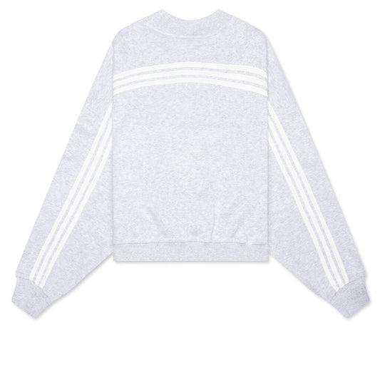 adidas Originals x Bad Bunny Heavy Crew Neck & Hooded Balaclava Sweatshirt - Light Grey Heather