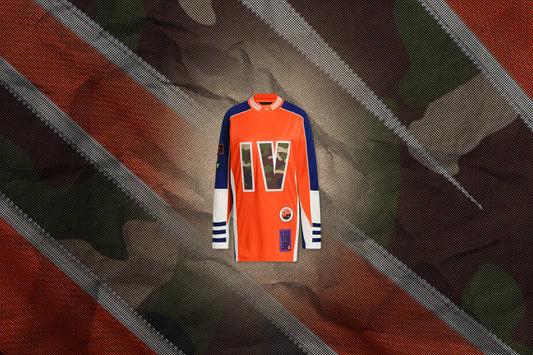 adidas Originals x Ivy Park Jersey Top - Solar Orange/Legacy Indigo