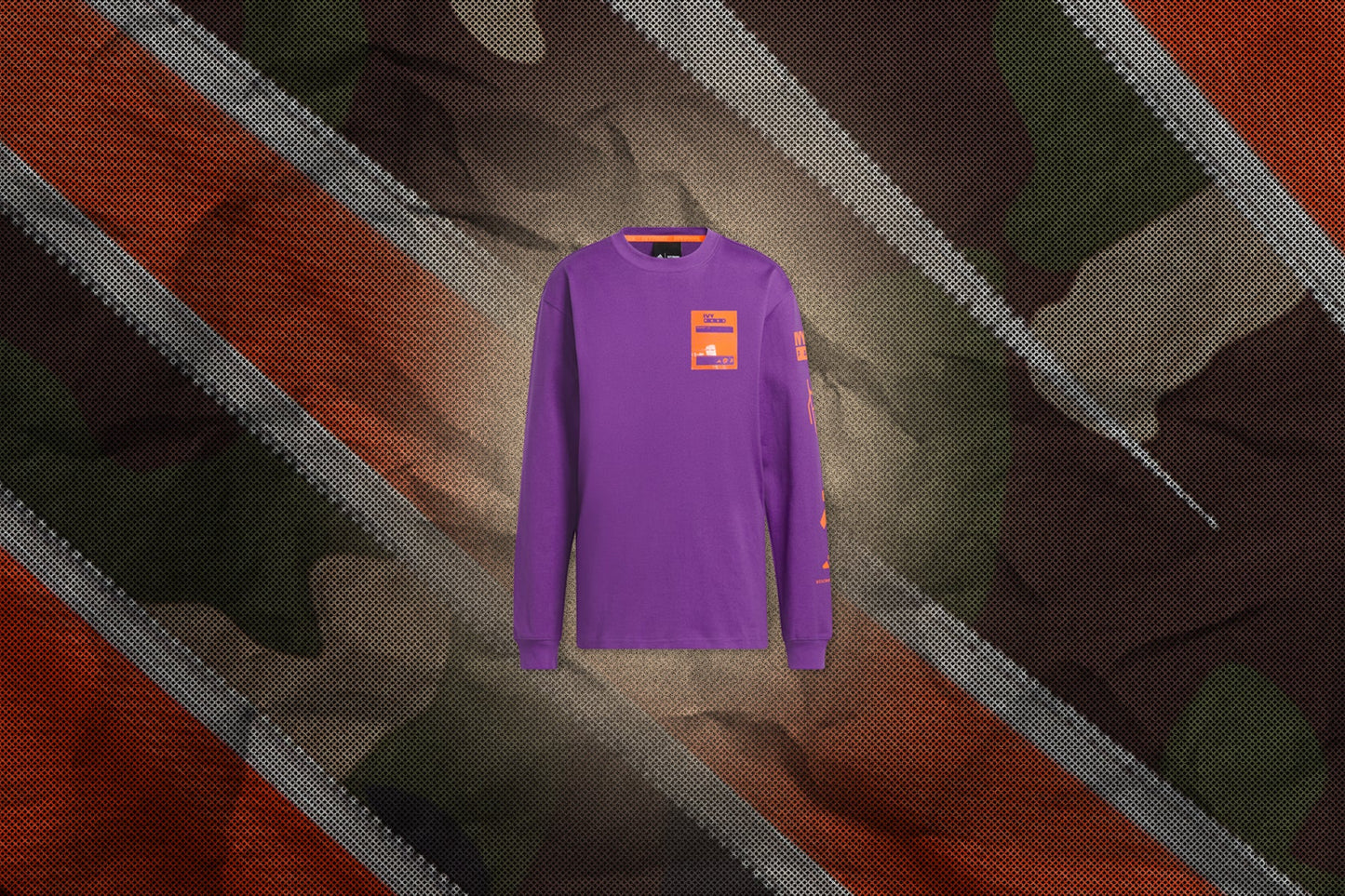 adidas Originals x Ivy Park L/S Graphic Tee - Active Purple