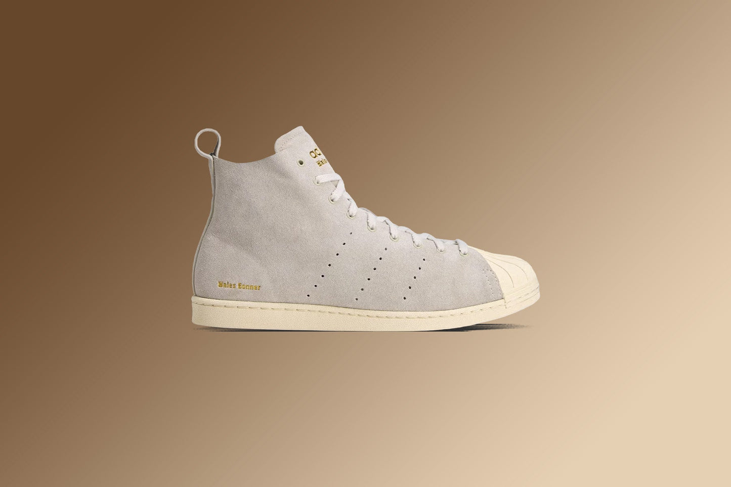adidas Originals x Wales Bonner Superstar Hi - Supplier Colour/Cream White/Gold Metallic