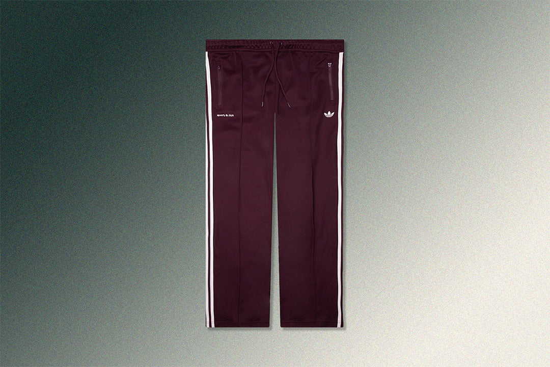 adidas Originals x Sporty & Rich Track Pant - Maroon