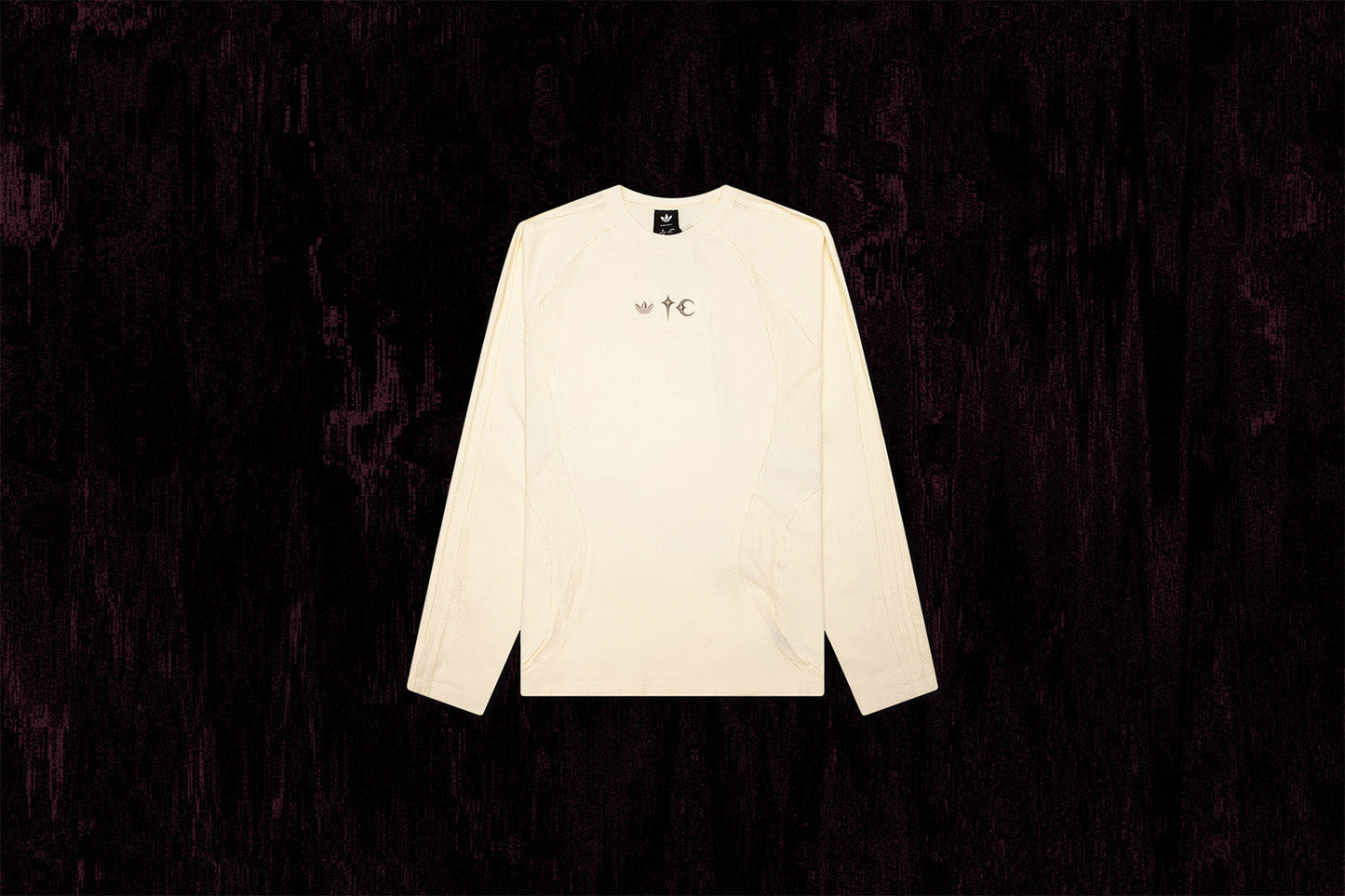 adidas Originals x Thug Club L/S T-Shirt - Cream White