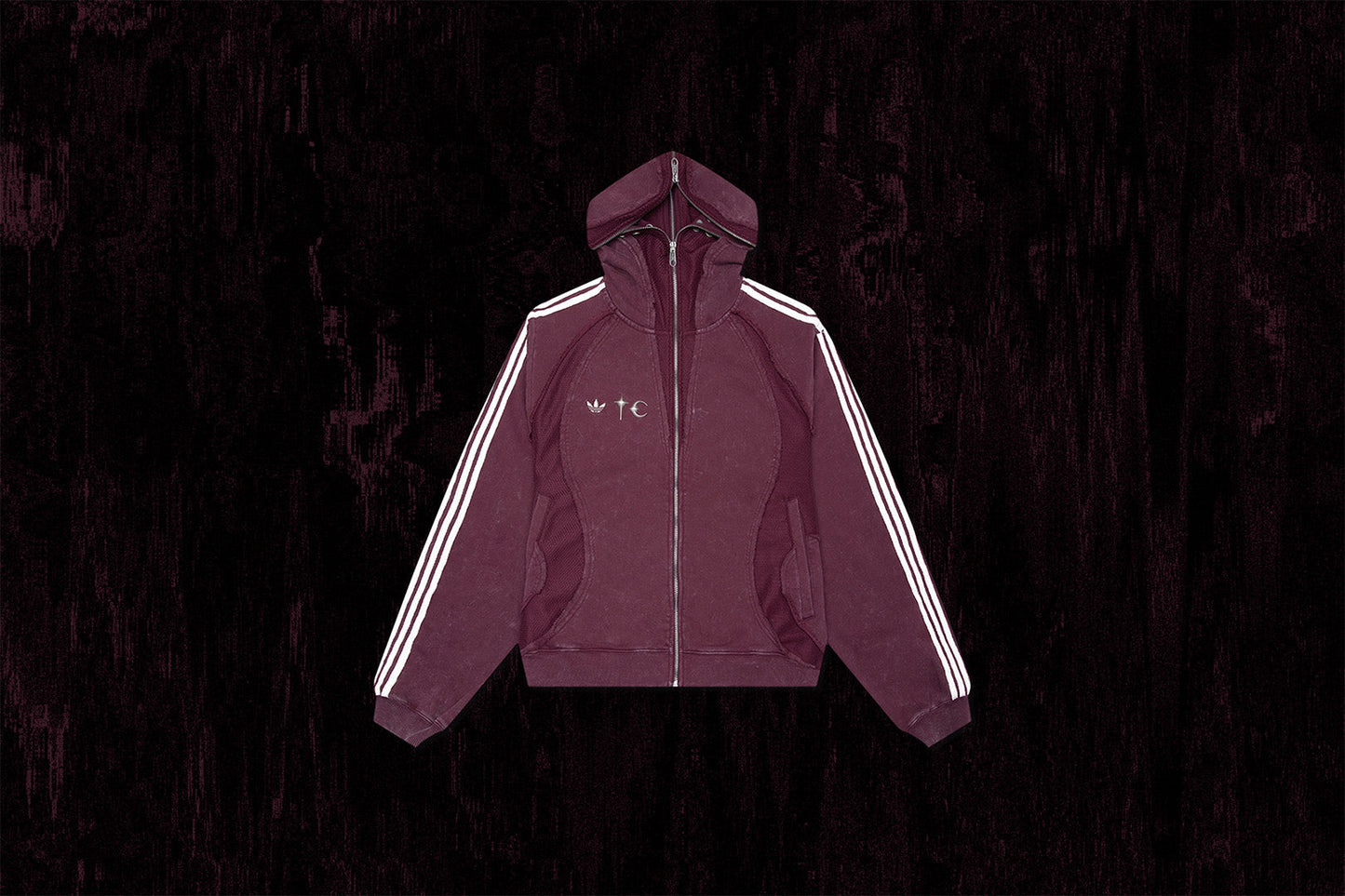 adidas Originals x Thug Club TG Sweat Hoodie - Maroon