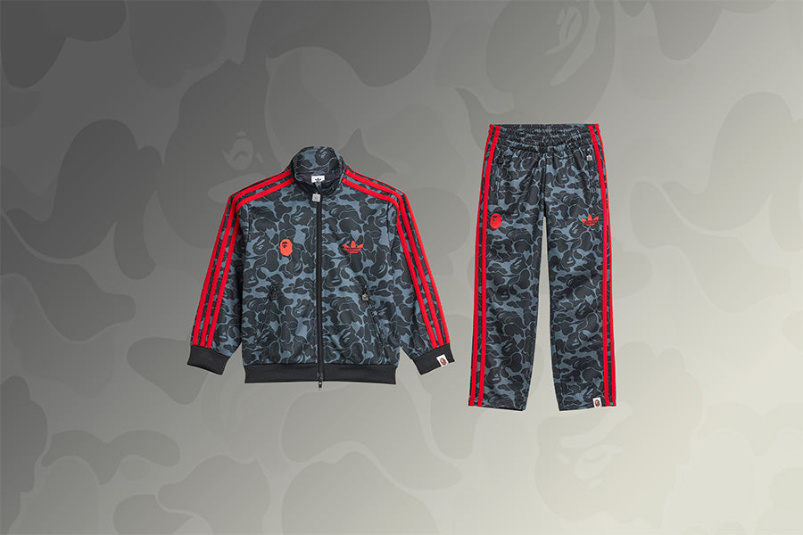 adidas Originals x BAPE Kids Full Body Track Suit - Black