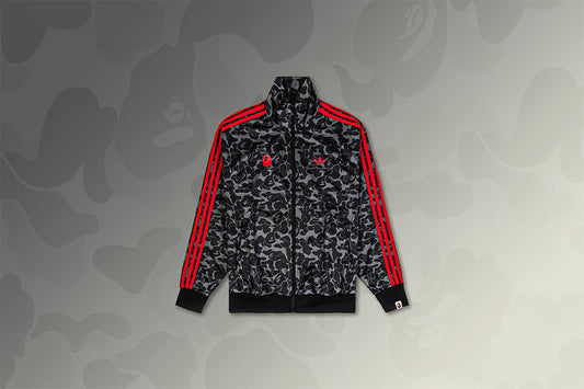 adidas Originals x BAPE Track Jacket All Over Print - Black