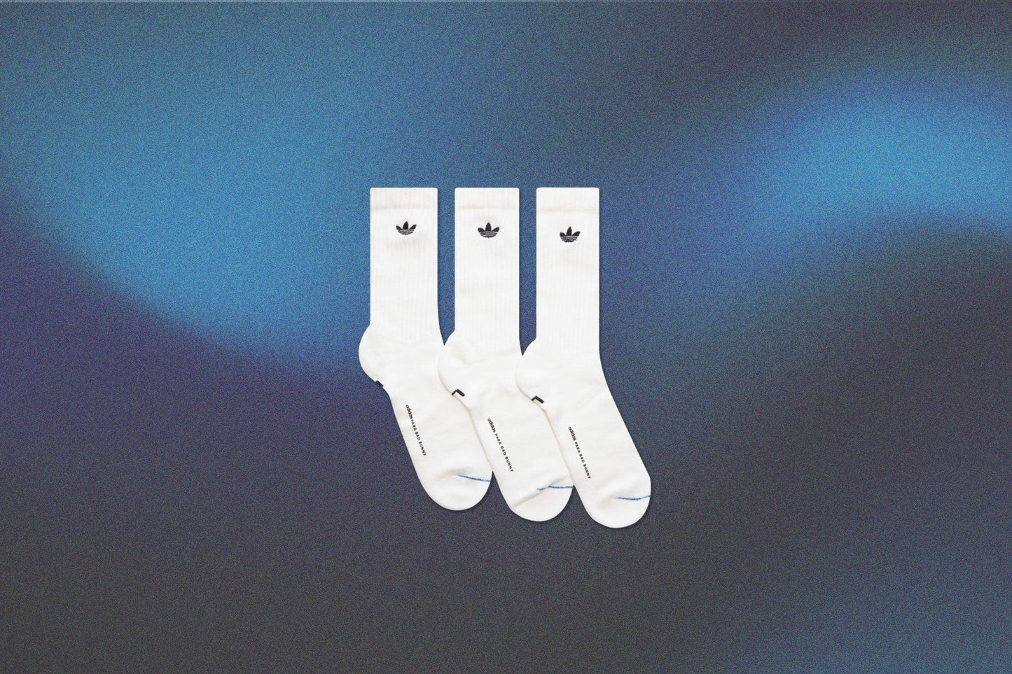 adidas Originals x Bad Bunny Crew Sock 3 Pack - Crew White