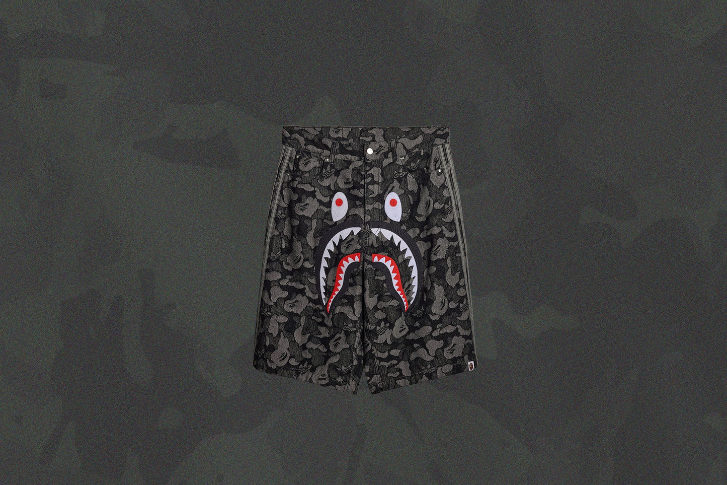 adidas Originals x BAPE Shark Denim Jorts - Black