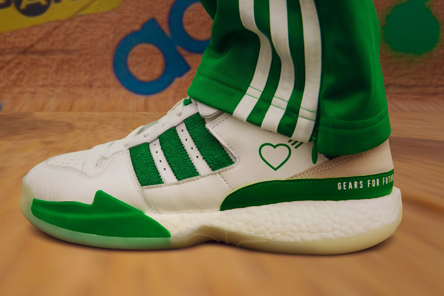 adidas Originals x Human Made Forum Low - White/Green