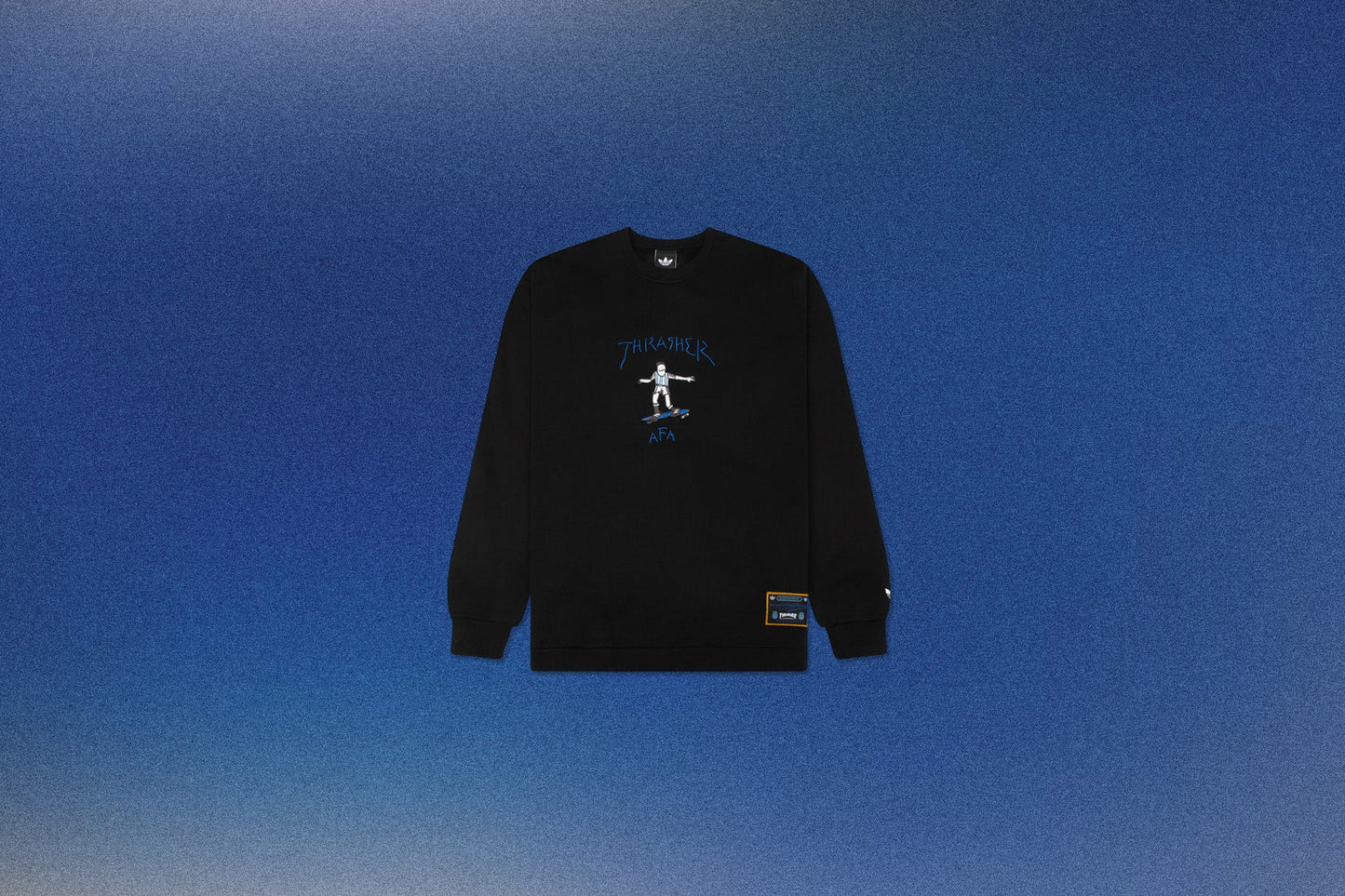 adidas Originals x Thrasher x AFA Argentina Crewneck 2 - Black