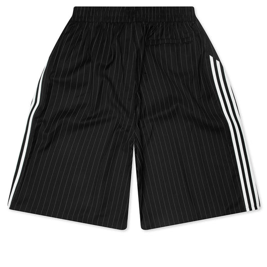 adidas Originals x Willy Chavarria Pinstripe Shorts - Black/White