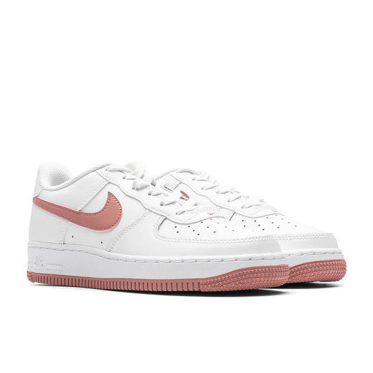 Air Force 1 (GS) - Summit White/Red Stardust/White