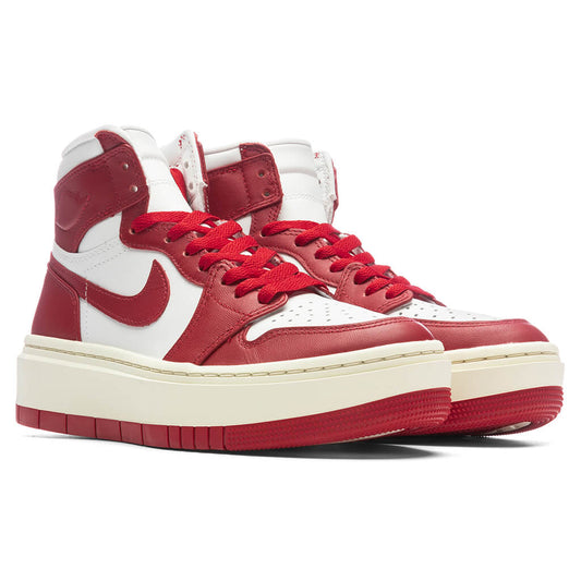 Women's Air Jordan 1 Elevate Mid - Summit White/Varsity Red/Coconut Milk