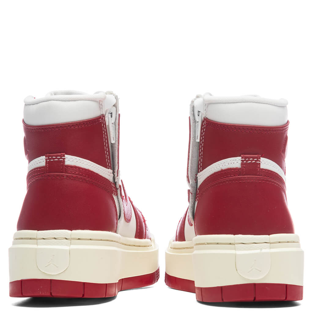 Women's Air Jordan 1 Elevate Mid - Summit White/Varsity Red/Coconut Milk