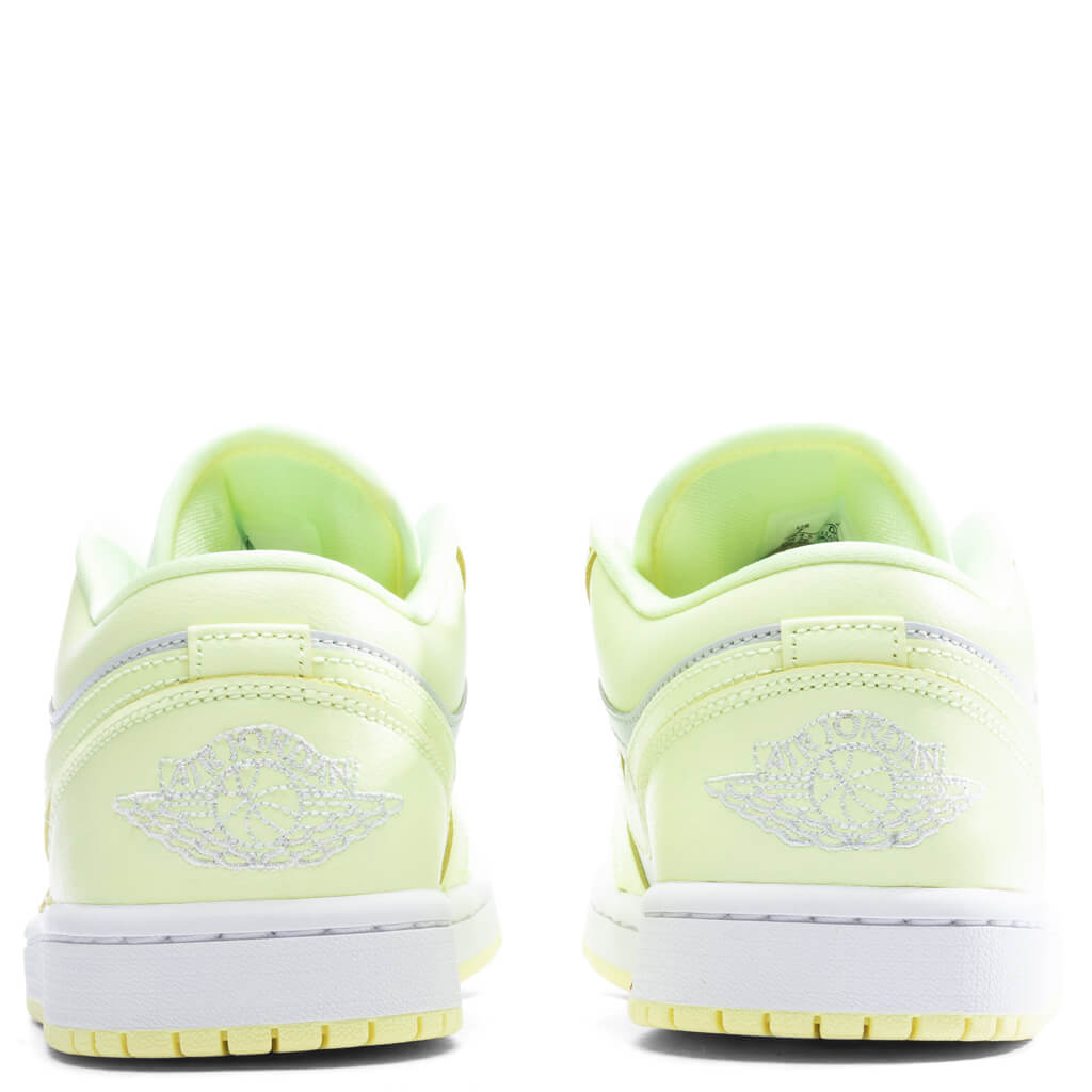 Women's Air Jordan 1 Low - Pure Platinum/Citron Tint/White