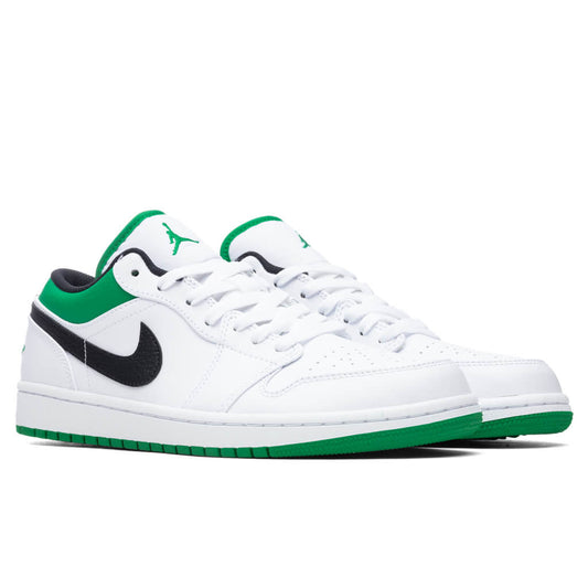 Air Jordan 1 Low - White/Stadium Green/Black