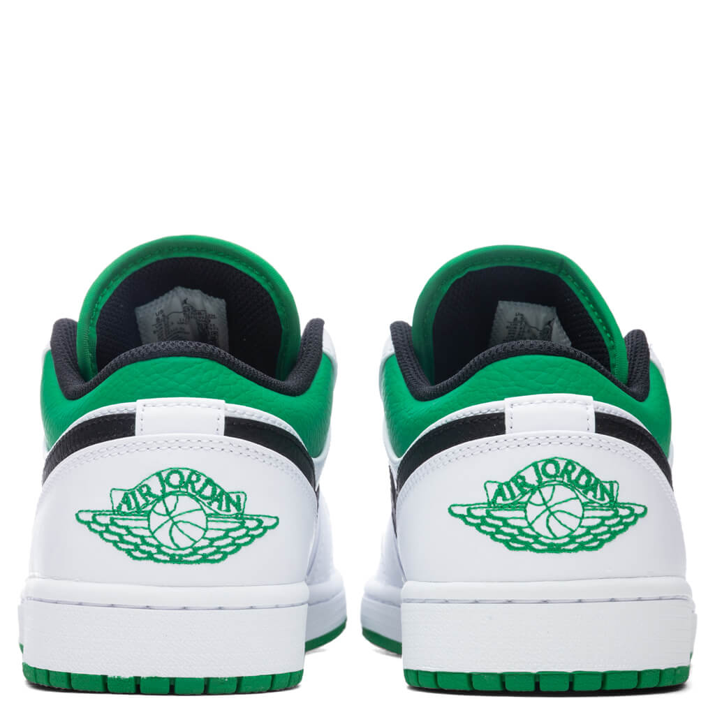 Air Jordan 1 Low - White/Stadium Green/Black