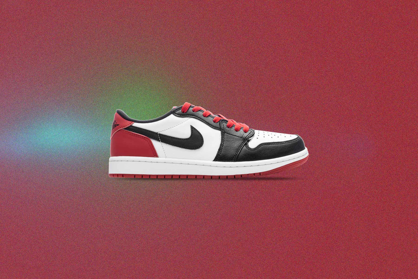 Air Jordan 1 Low OG 'Black Toe' - White/Black/Varsity Red