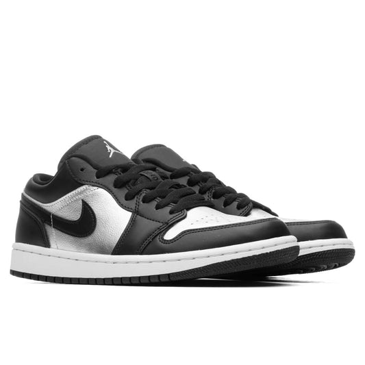 Women's Air Jordan 1 Low SE - Black/Metallic Silver