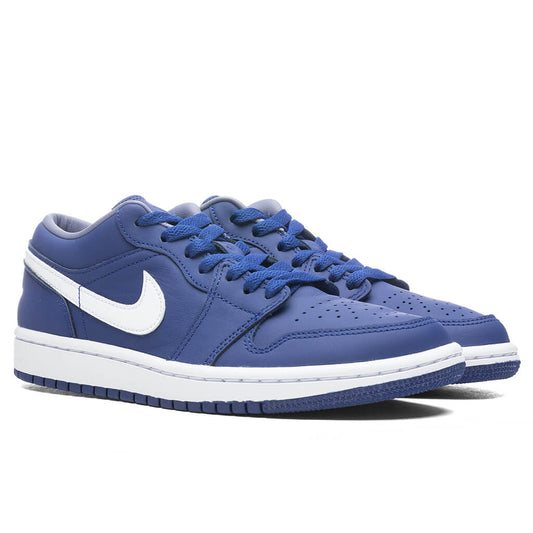 Women's Air Jordan 1 Low SE - Deep Royal Blue/White/Iron Purple