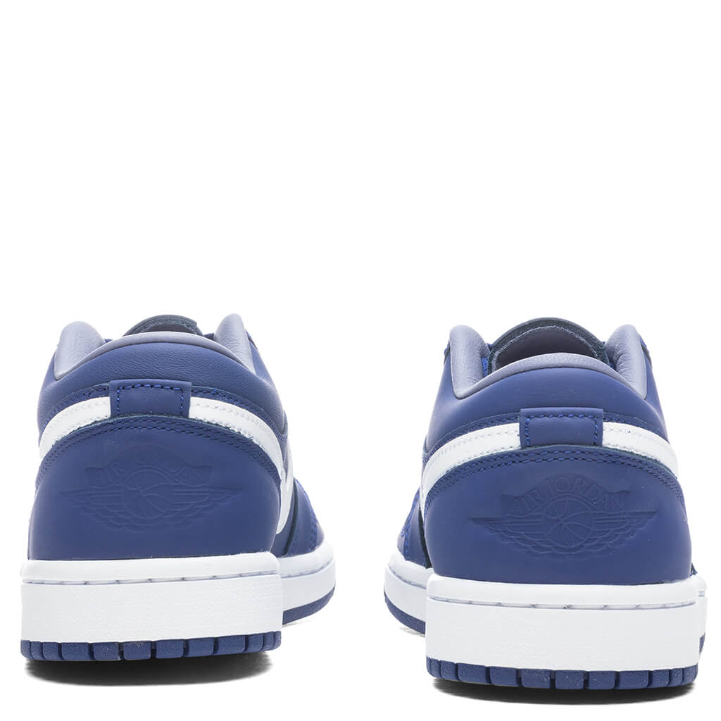 Women's Air Jordan 1 Low SE - Deep Royal Blue/White/Iron Purple