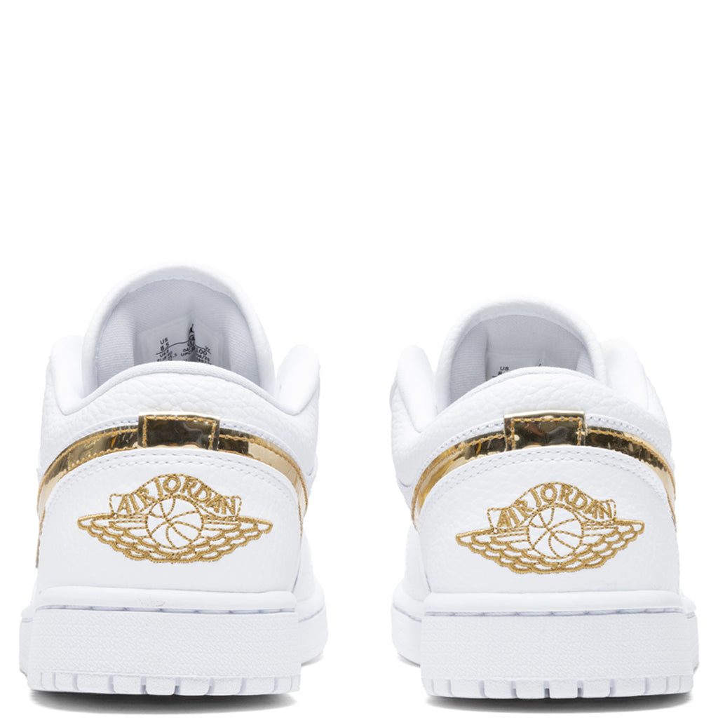 Women's Air Jordan 1 Low SE - White/Metallic Gold