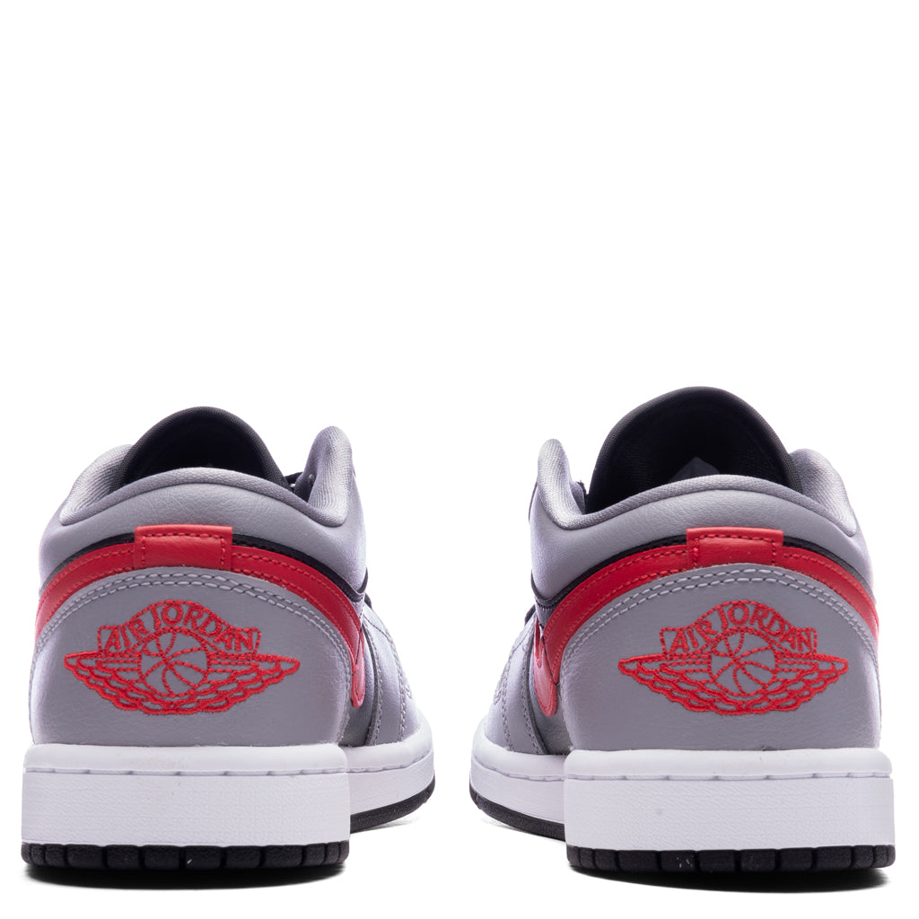 Women's Air Jordan 1 Low - Cement Grey/Fire Red/Black