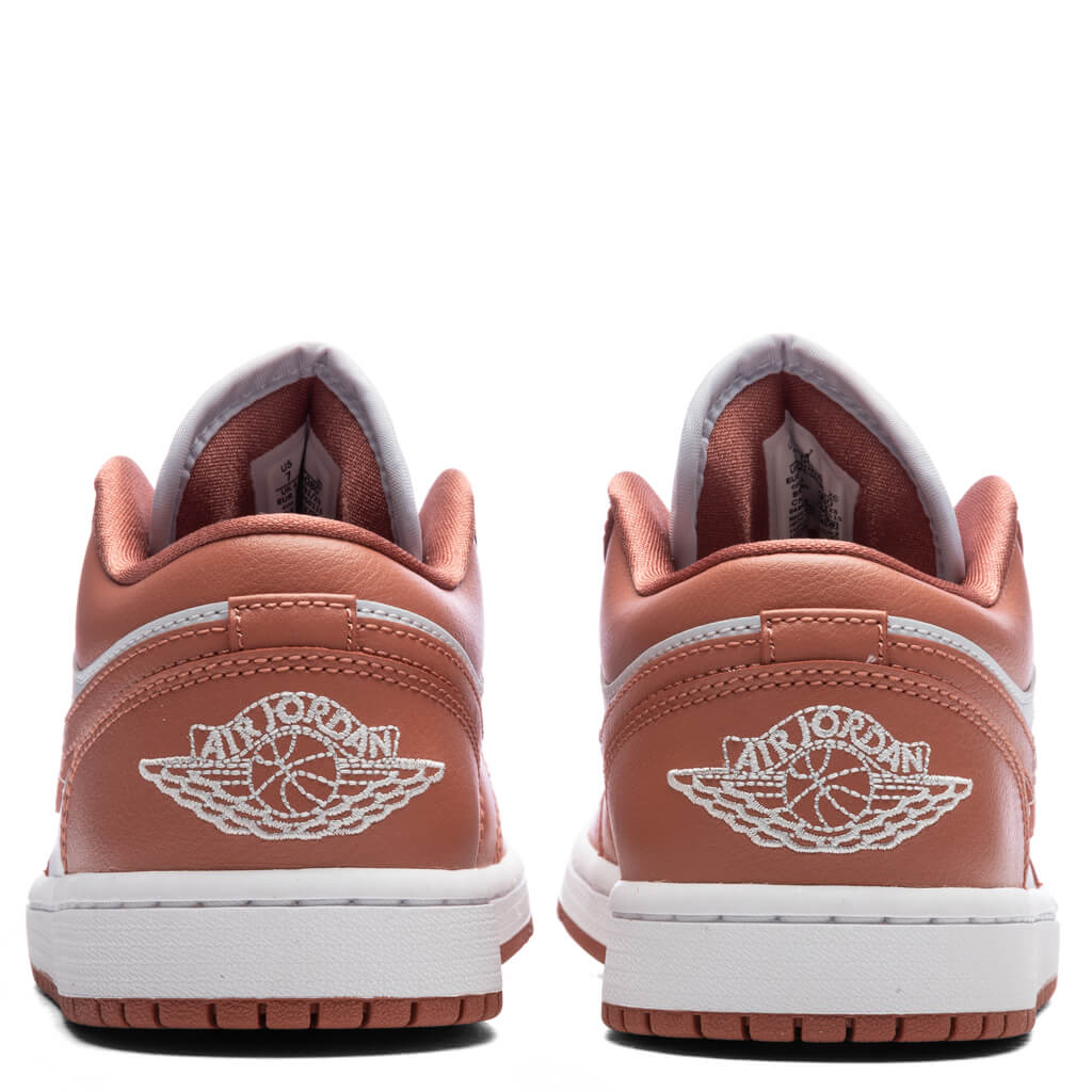 Women's Air Jordan 1 Low 'Pink Salmon' - Pure Platinum/Sky J Orange/White