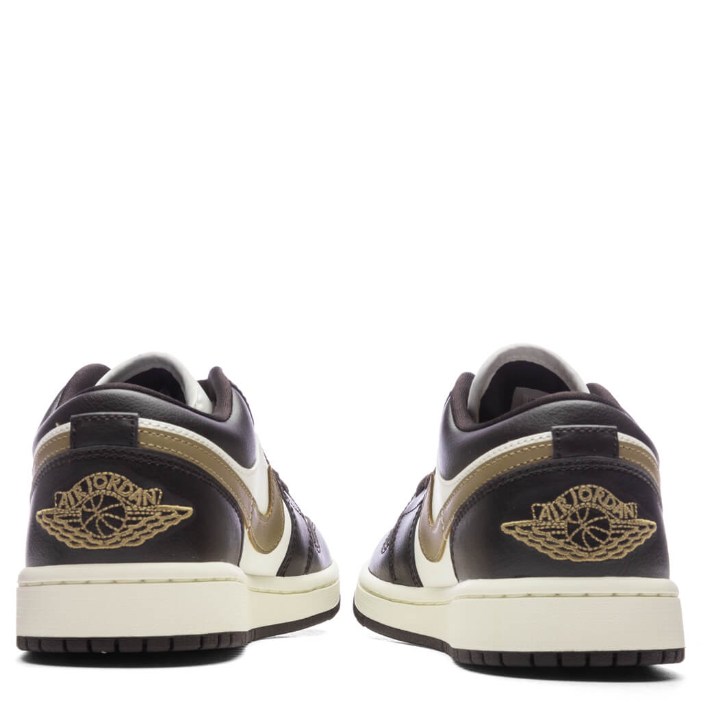 Women's Air Jordan 1 Low - Shadow Brown/Brown Kelp/Sail