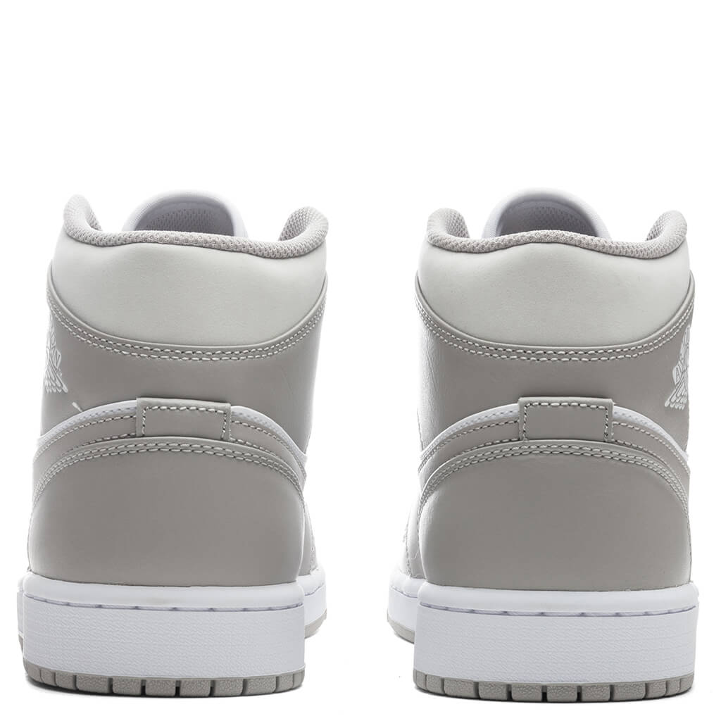 Air Jordan 1 Mid - College Grey/Light Bone/White