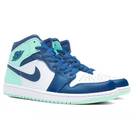 Air Jordan 1 Mid - Mystic Navy/Mint Foam/White