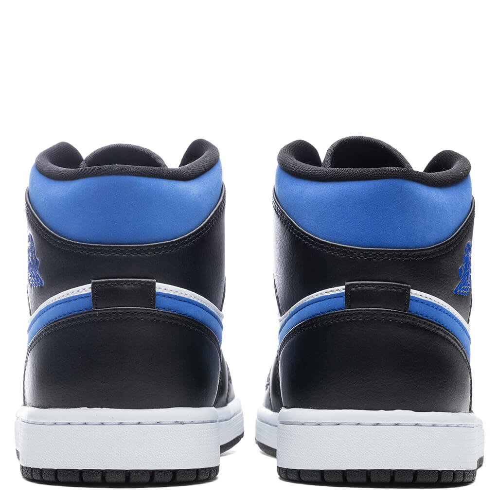 Air Jordan 1 Mid - White/Racer Blue/Black