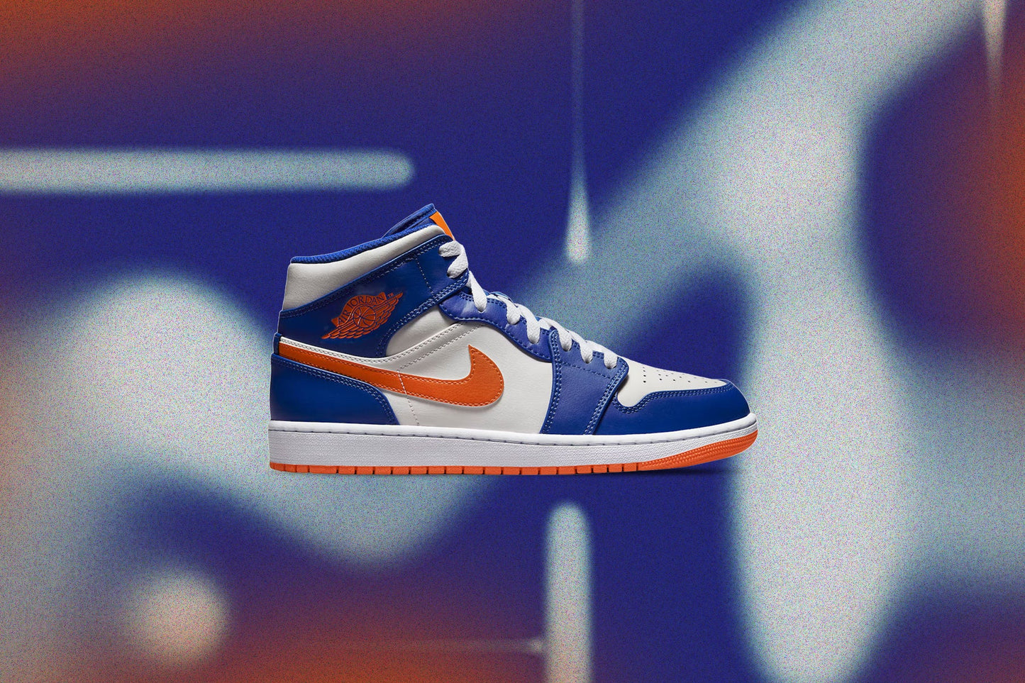 Air Jordan 1 Mid Wheaties - Game Royal/Rush Orange/Phantom