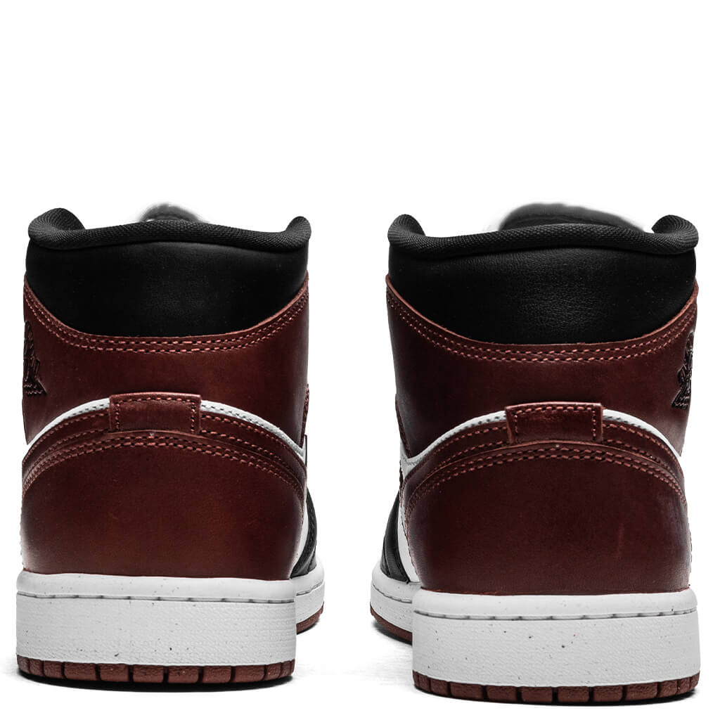 Air Jordan 1 Mid SE - White/Dark/Pony Black