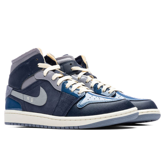 Air Jordan 1 Mid SE Craft - Obsidian/Ashen Slate/French Blue