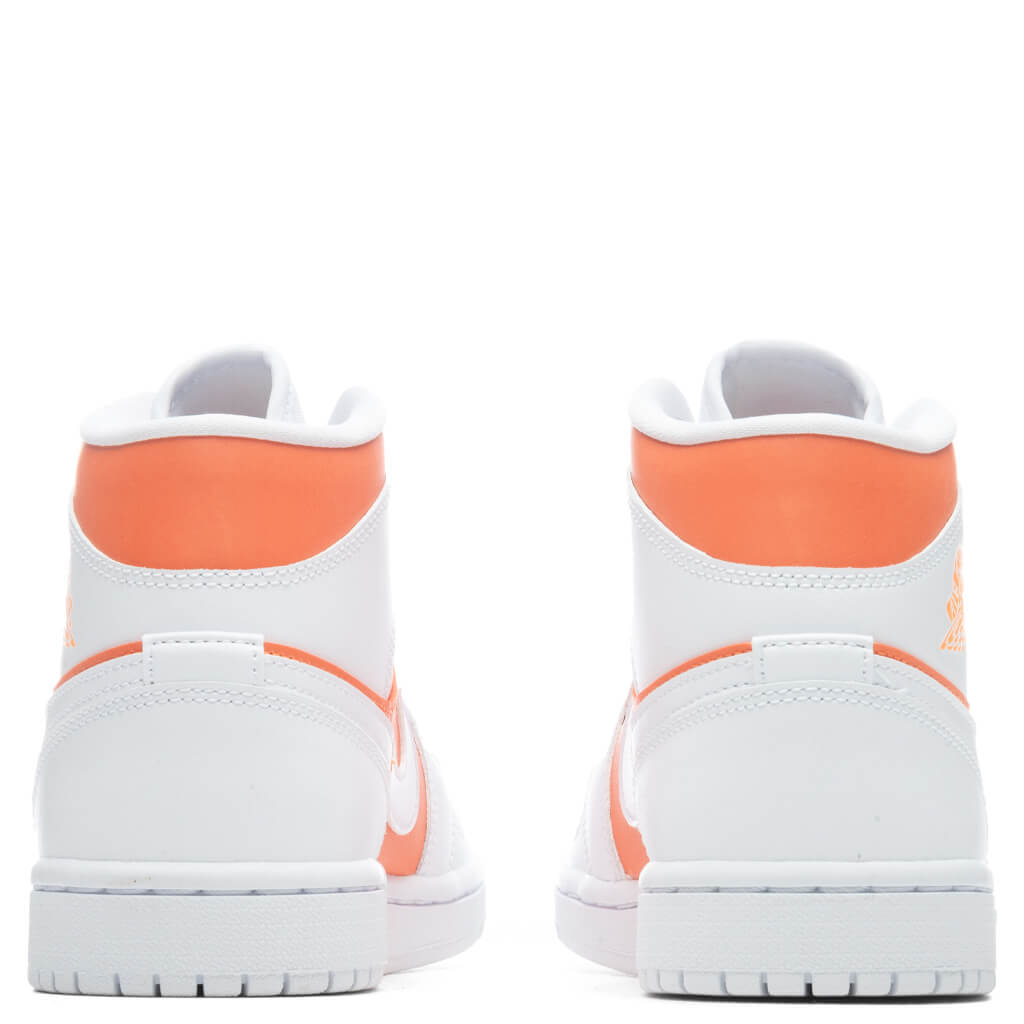 Women's Air Jordan 1 Mid SE - Bright Citrus/White