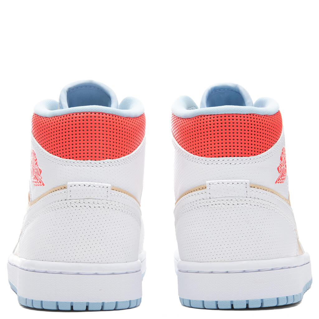 Women's Air Jordan 1 Mid SE - Sesame/White