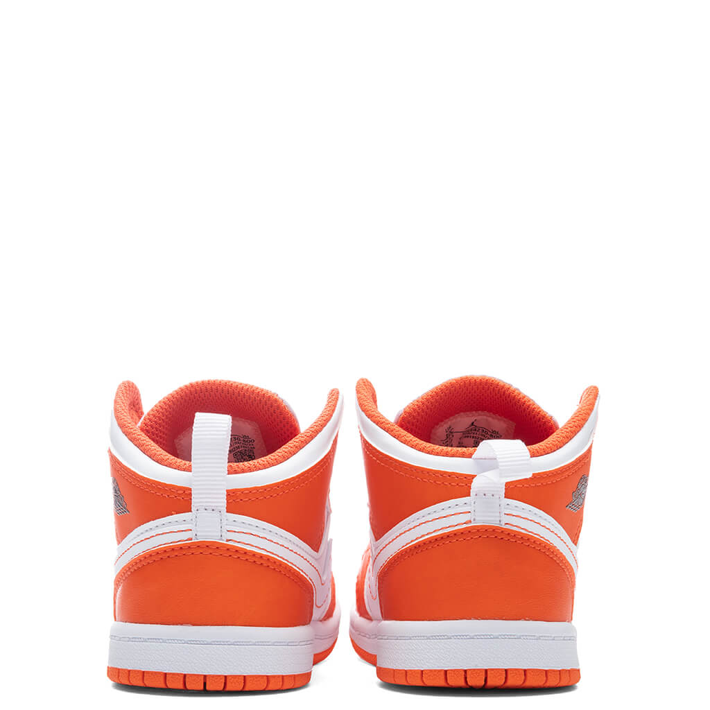 Air Jordan 1 Mid SE (TD) - Electro Orange/Black