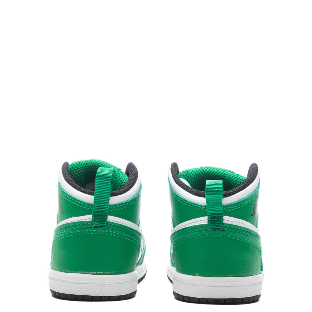 Jordan 1 Mid (TD) - Lucky Green/Black/White