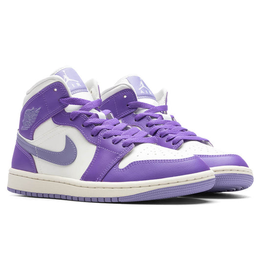 Women's Air Jordan 1 Mid - Action Grape/Sky J Purple/Sail