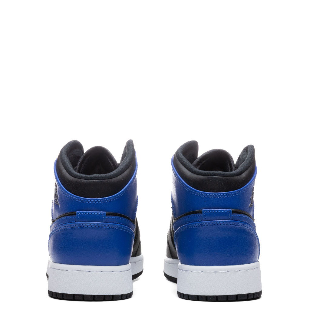 Air Jordan 1 Mid (GS) - Black/Hyper Royal