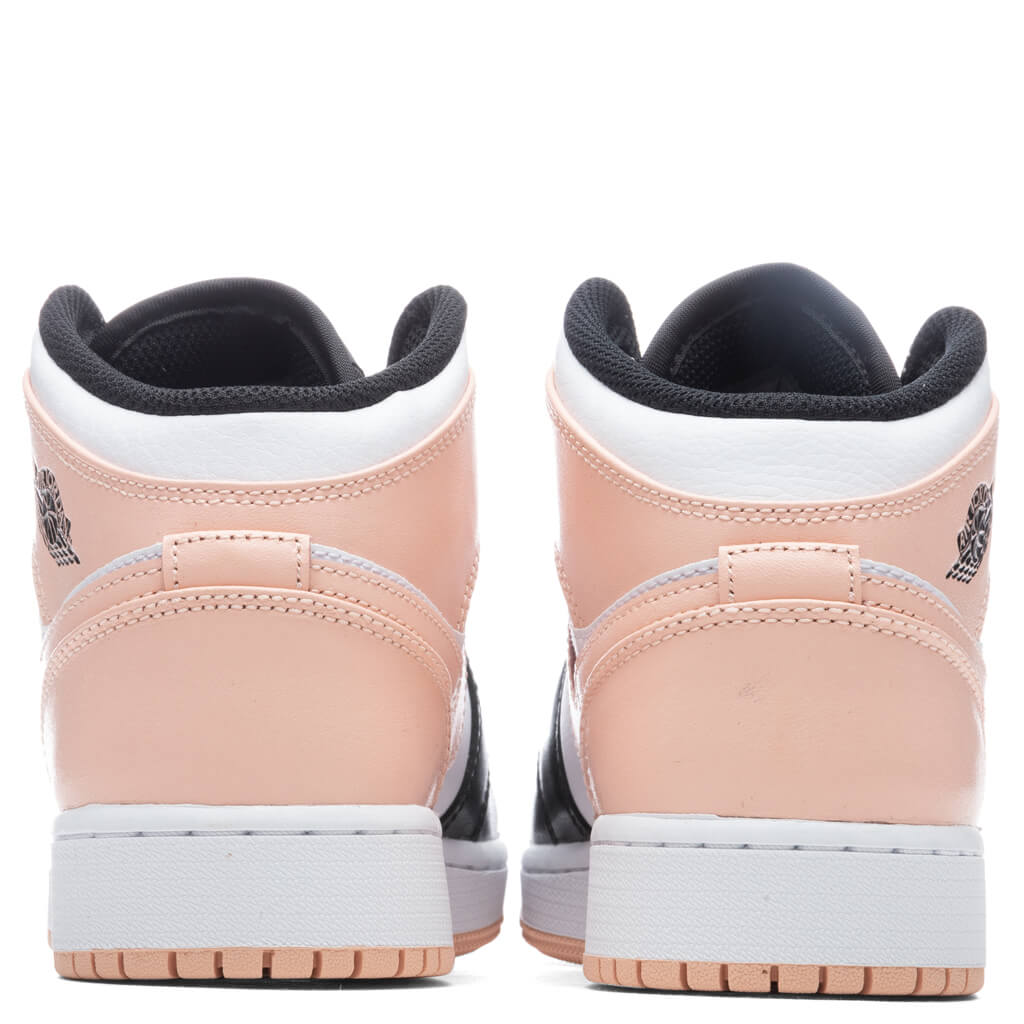 Air Jordan 1 Mid (GS) - White/Arctic Orange