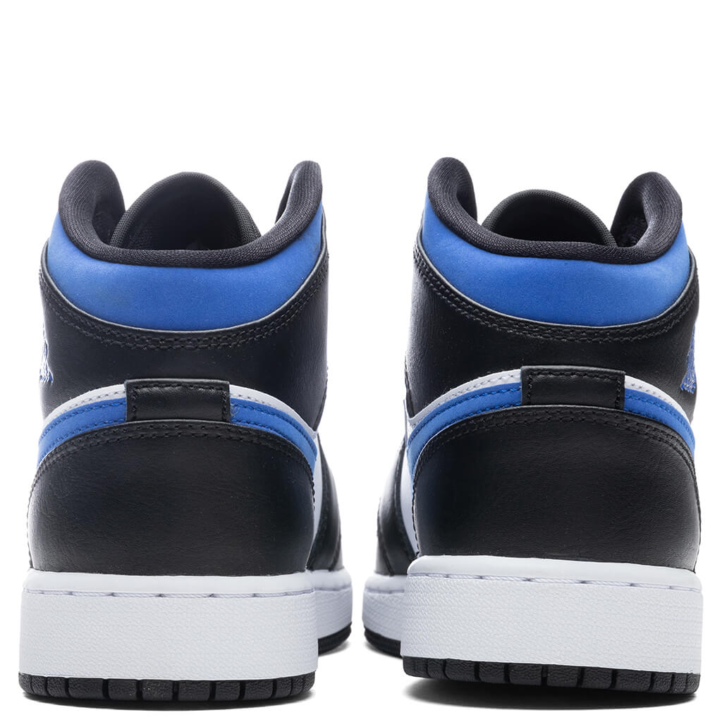 Air Jordan 1 Mid (GS) - White/Racer Blue