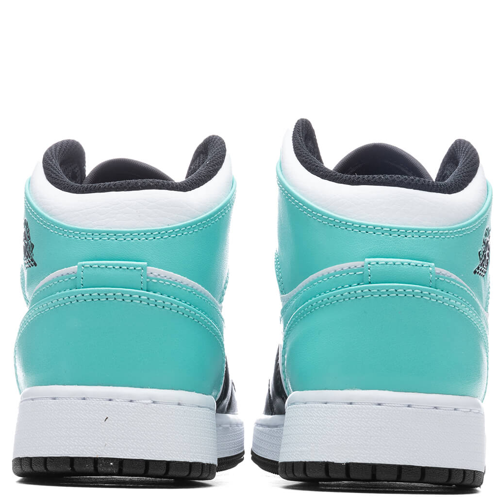 Air Jordan 1 Mid (GS) - White/Tropical Twist