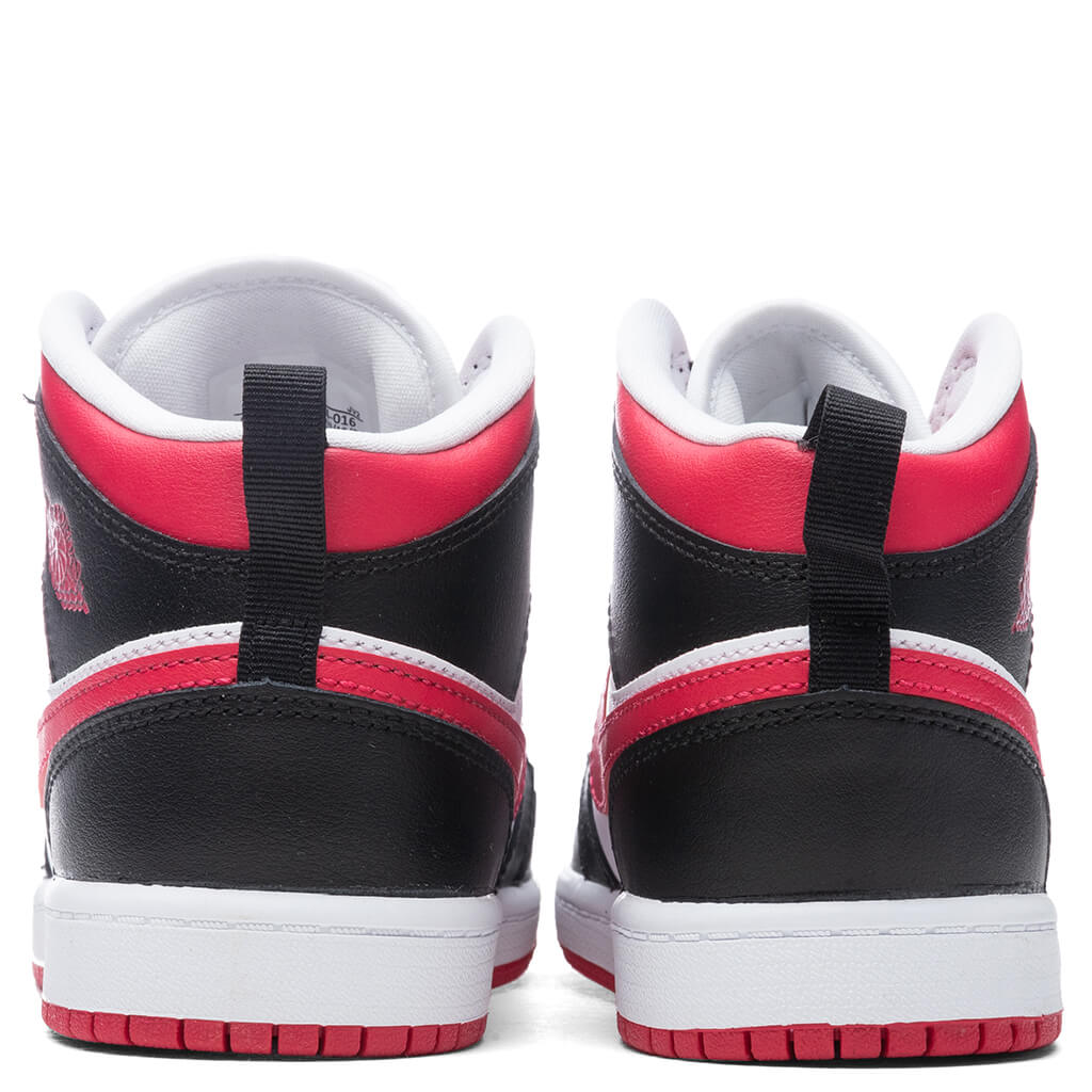 Air Jordan 1 Mid (PS) - Black/Very Berry